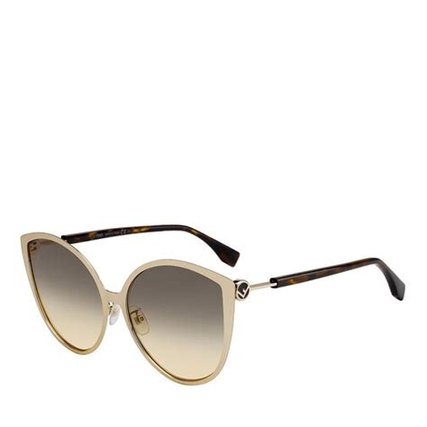 fendi damen sonnenbrille weiß gold|Damen Sonnenbrillen .